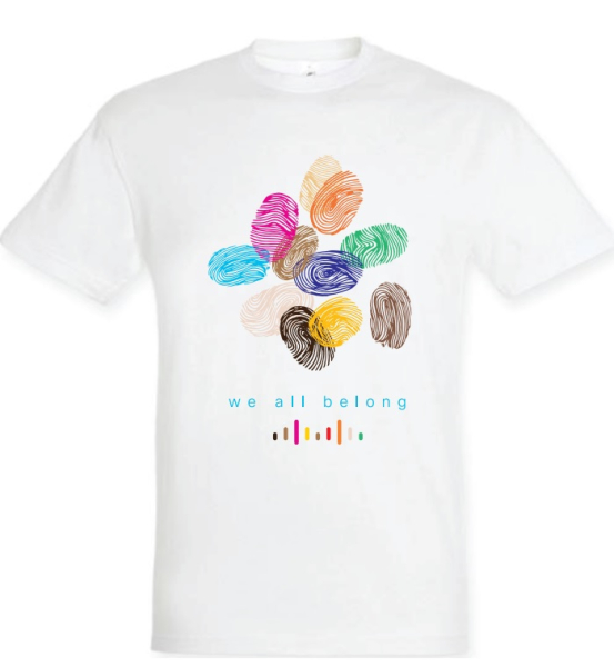 We All Belong T-Shirt (Unisex) - White