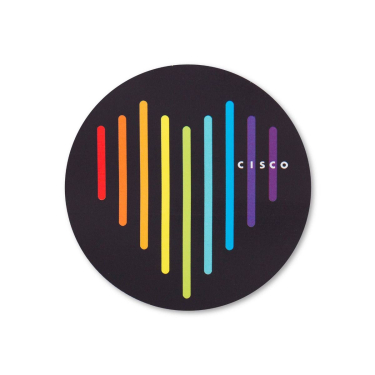 Heart of Cisco Die Cut Sticker