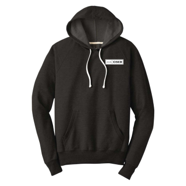 Eco Cozy Patch Hoodie Black (Unisex)
