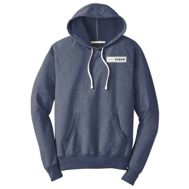 Eco Cozy Patch Hoodie Navy (Unisex)